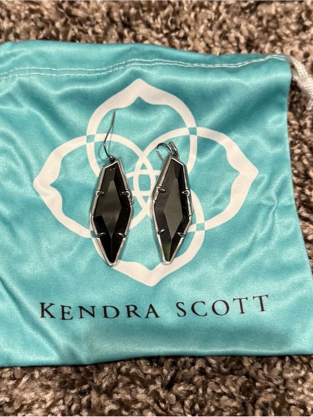 Kendra Scott Faceted Drop Earrings